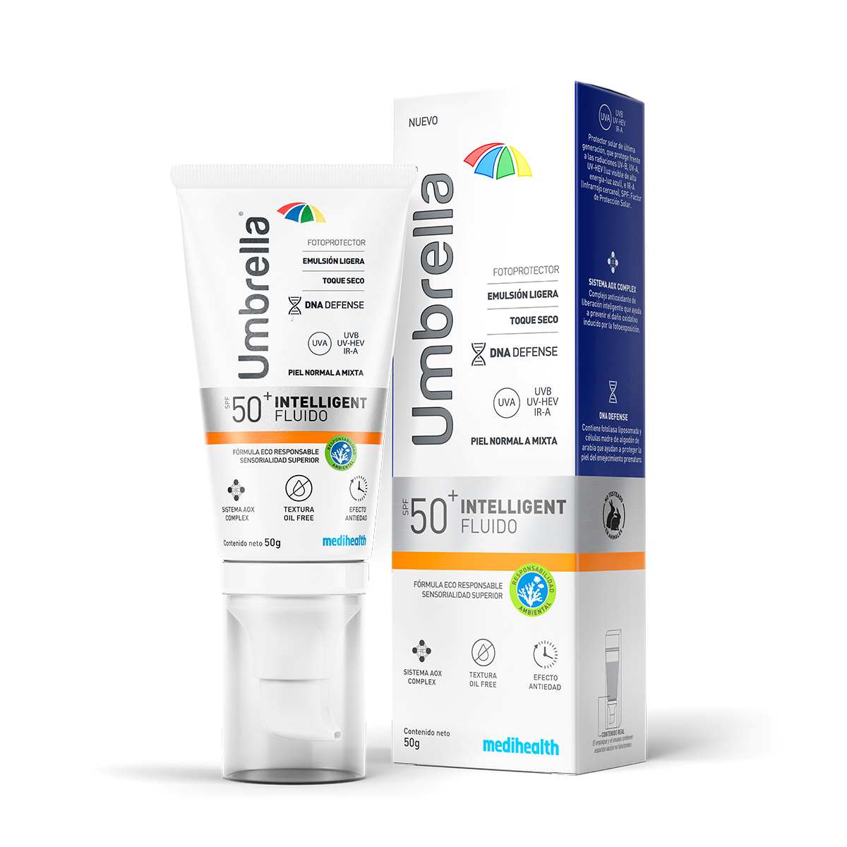 UMBRELLA INTELIGENT FLUIDO SPF50 50G