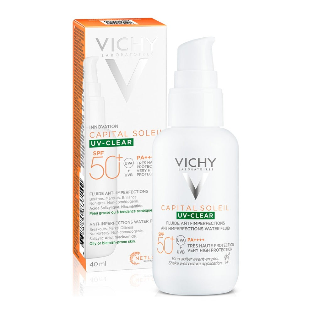 VICHY PROTECTOR SOLAR ANTI IMPERFECCIONES UV CLEAR FPS50+
