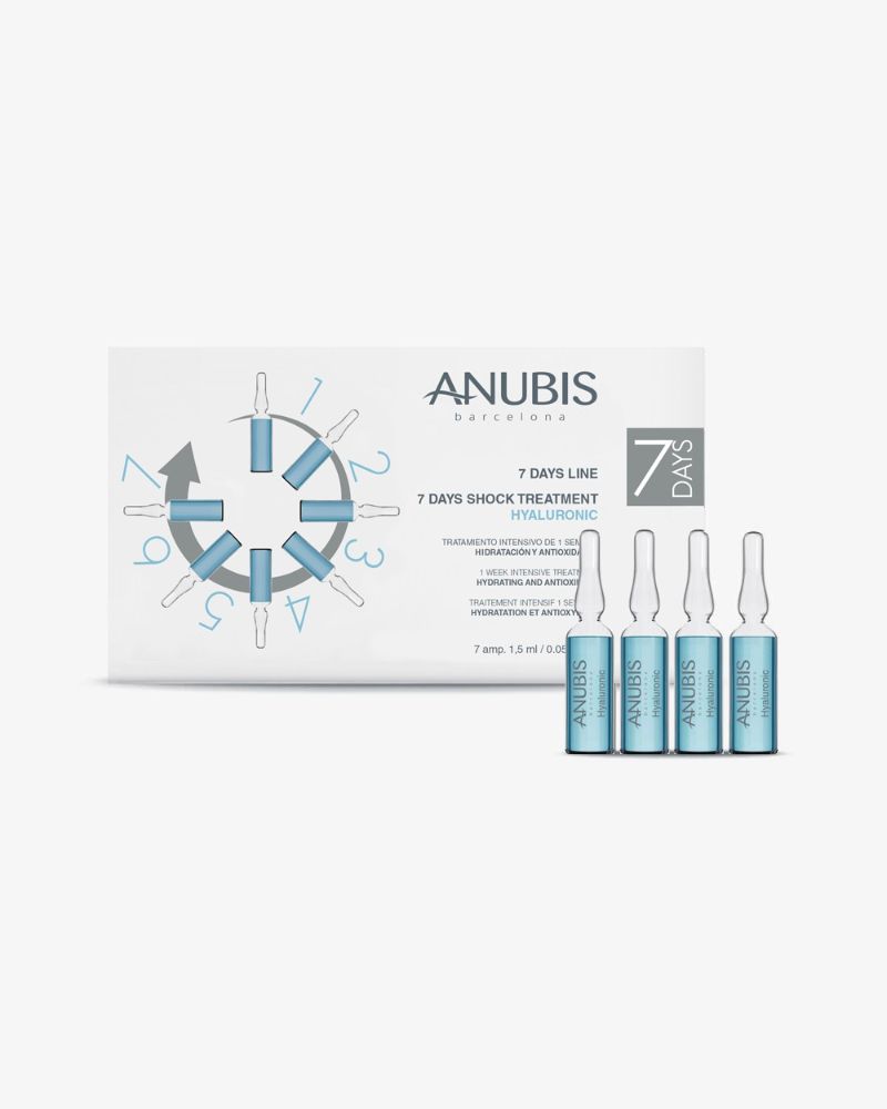 7 DAYS TRATAMIENTO INTENSIVO HYALURONIC HIDRATACIÓN Y ANTIOXIDANTE 7 AMP, 1.5ML