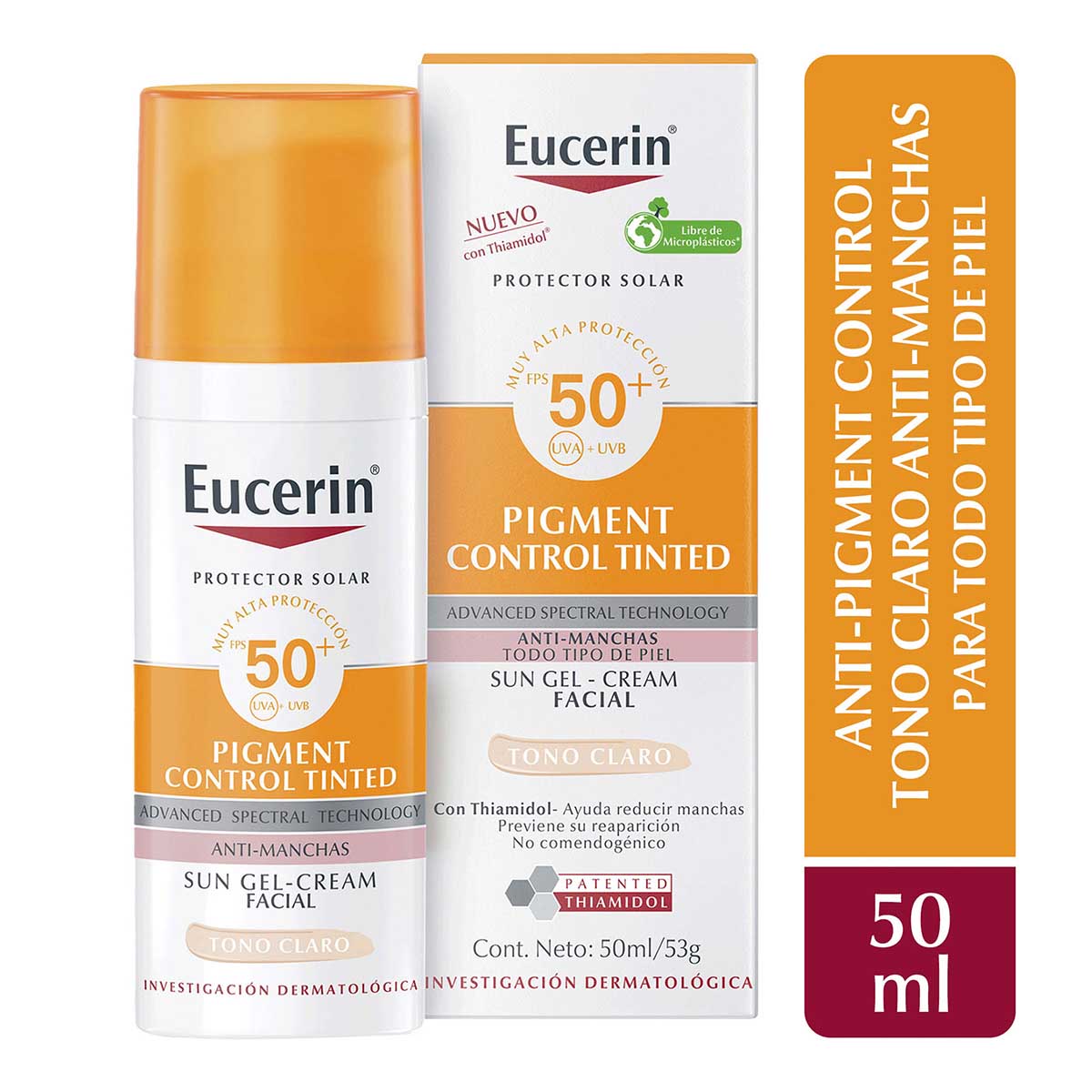 EUCERIN SUN PIGMENT TINTED CLARO