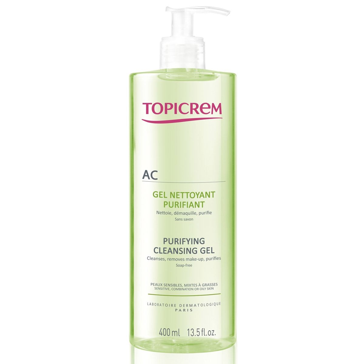 AC GEL LIMPIADOR PURIFICANTE, 400 ML.