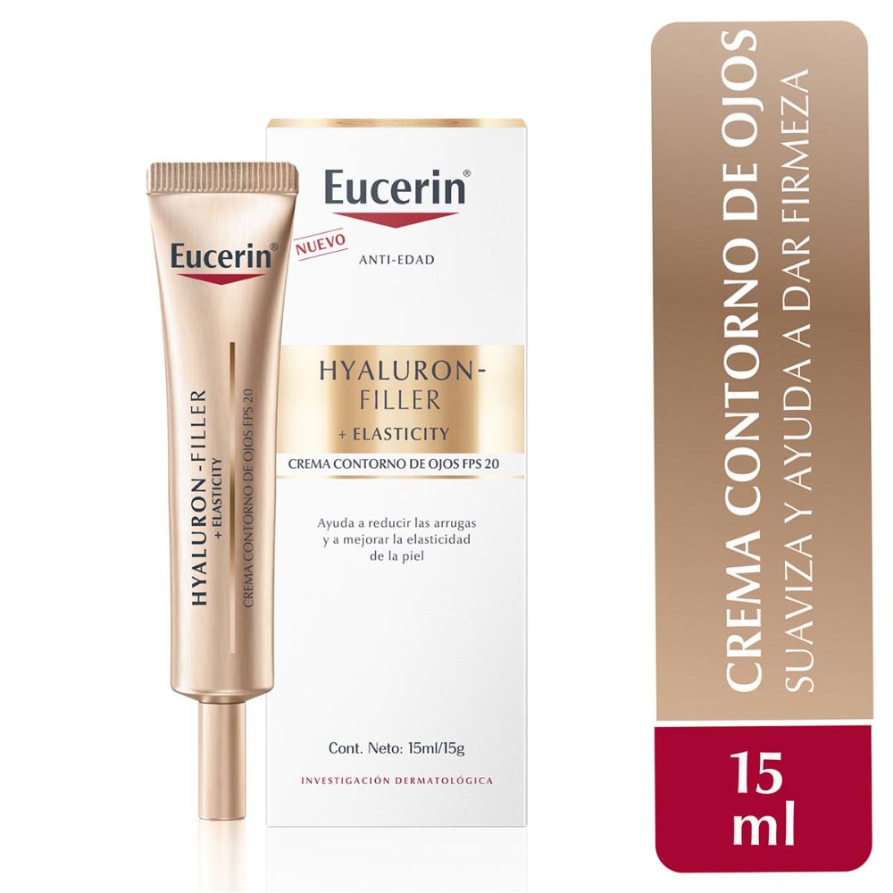 EUCERIN HYALURON FILLER + ELASTICITY CONTORNO DE OJOS 15 ML