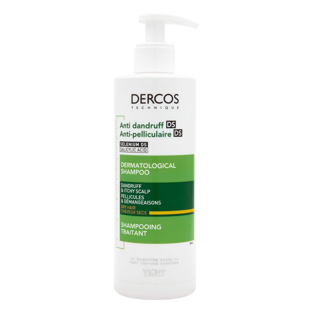 DERCOS SHAMPOO ANTICASPA PARA CABELLO SECO 390 ML