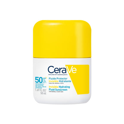 CERAVE FLUIDO PROTECTOR SOLAR INVISIBLE HIDRATANTE 50FPS
