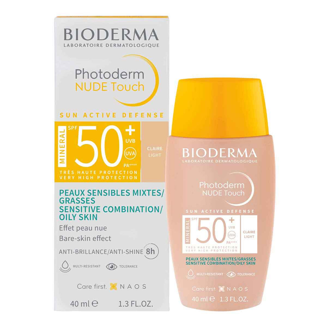 PHOTODERM NUDE TOUCH MINERAL SPF50 40ML TONO CLARO