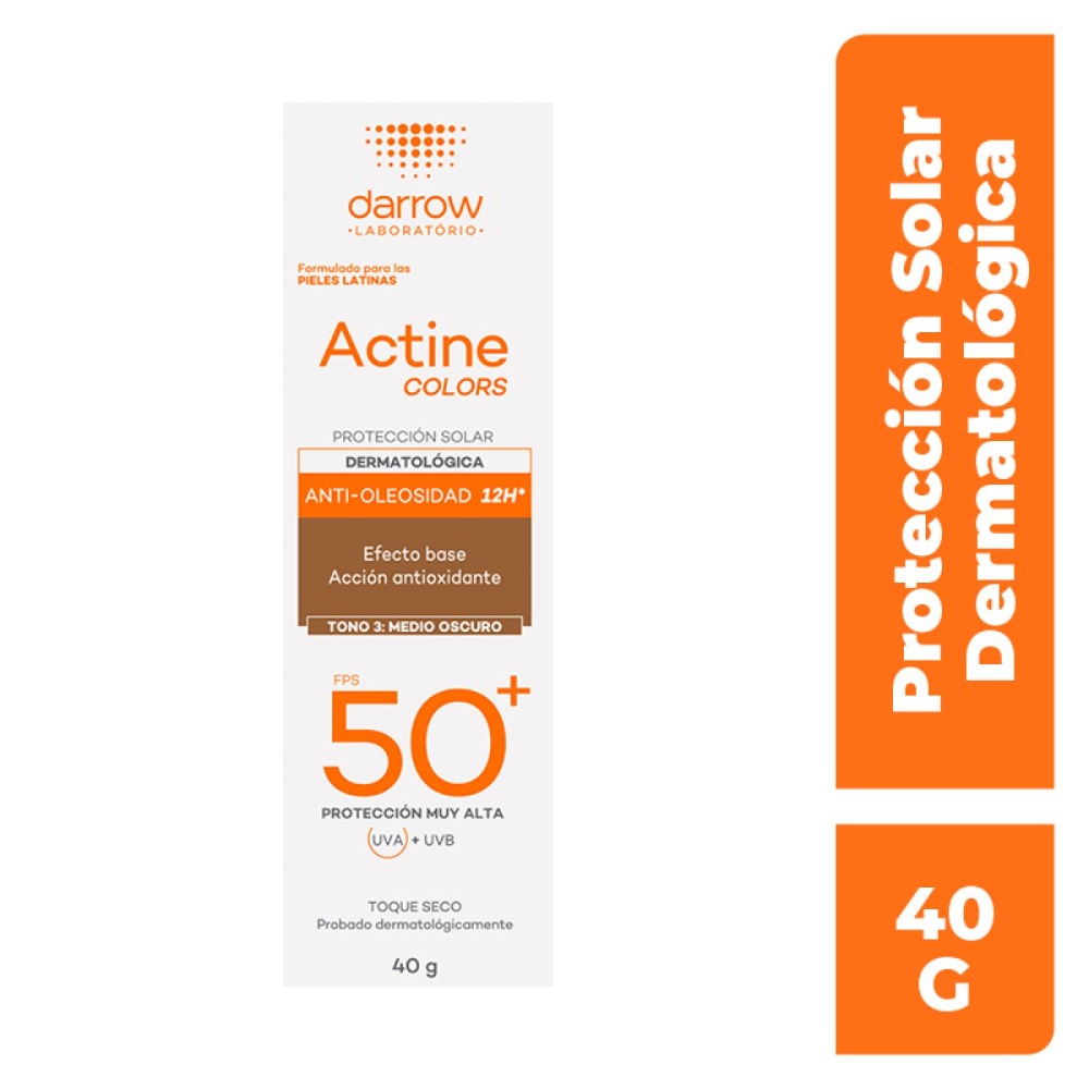 DARROW ACTINE COLORS TONO 3 MEDIO OBSCURO FPS 50+
