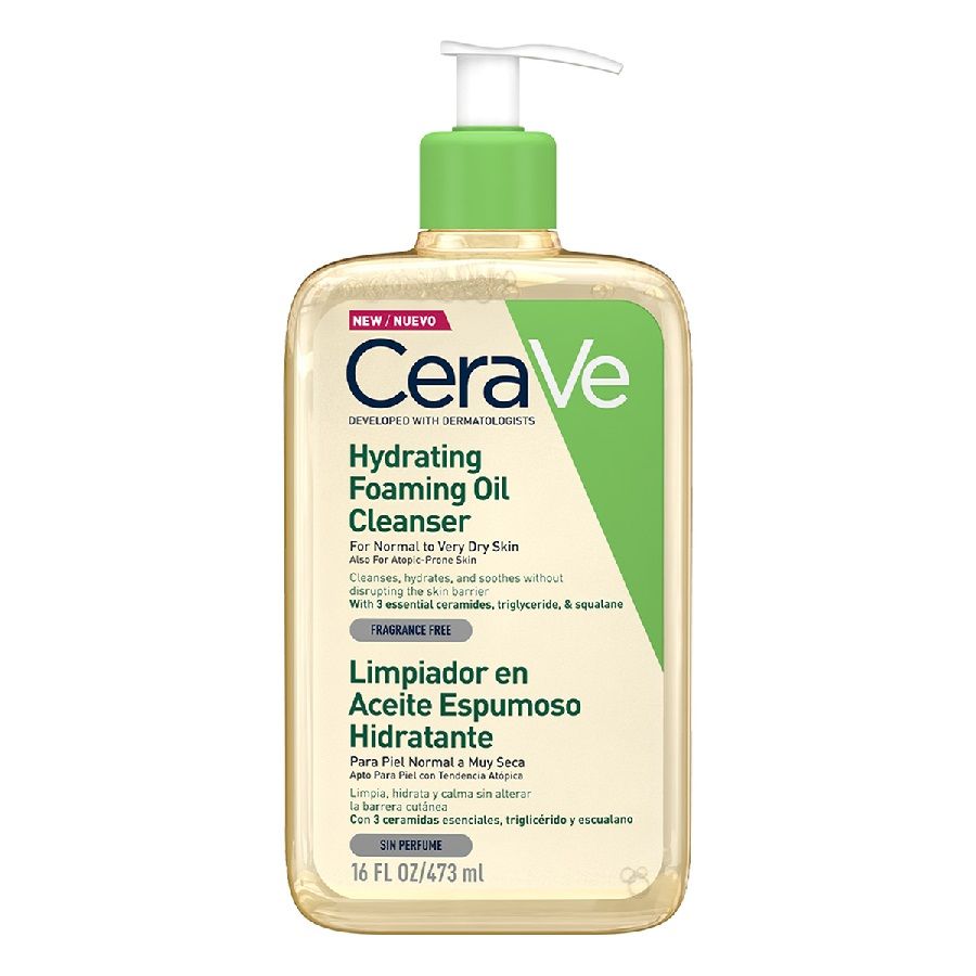 CERAVE LIMPIADOR EN ACEITE DE DUCHA PIEL NORMAL A SECA 473ML