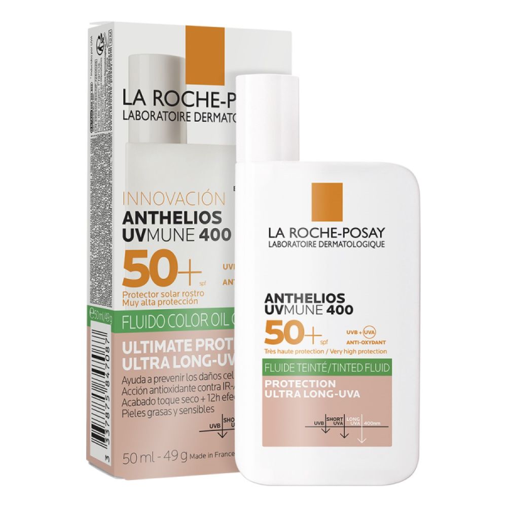 ANTHELIOS FLUIDO OIL CONTROL 50ML CON COLOR