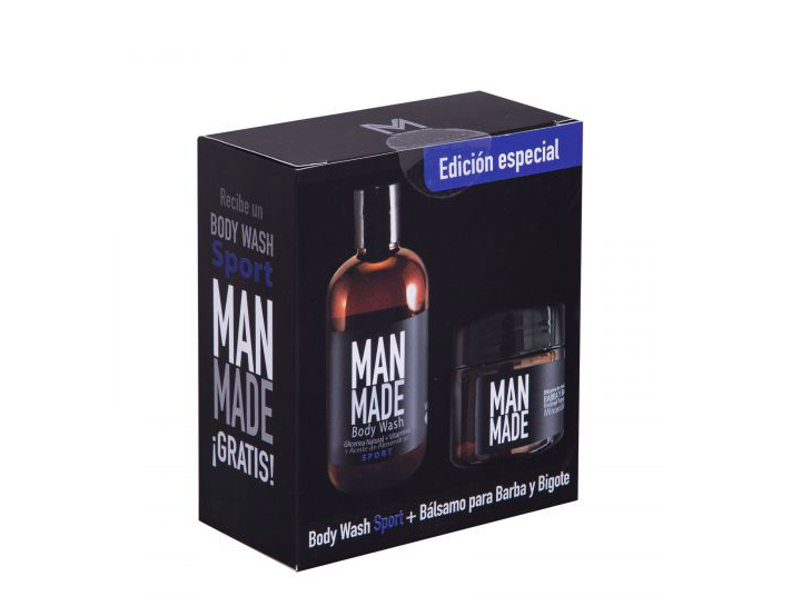 KIT MAN MADE BODY WASH + BALSAMO PARA BARBA