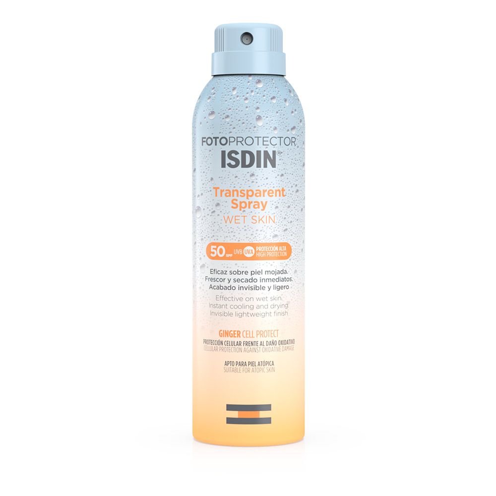 FOTOPROTECTOR ISDIN WET SKIN SPRAY TRANSPARENT  50+ 250ML
