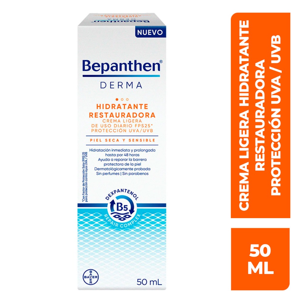 BEPANTHEN  DERMA HIDRATANTE CREMA FACIAL FPS 25+