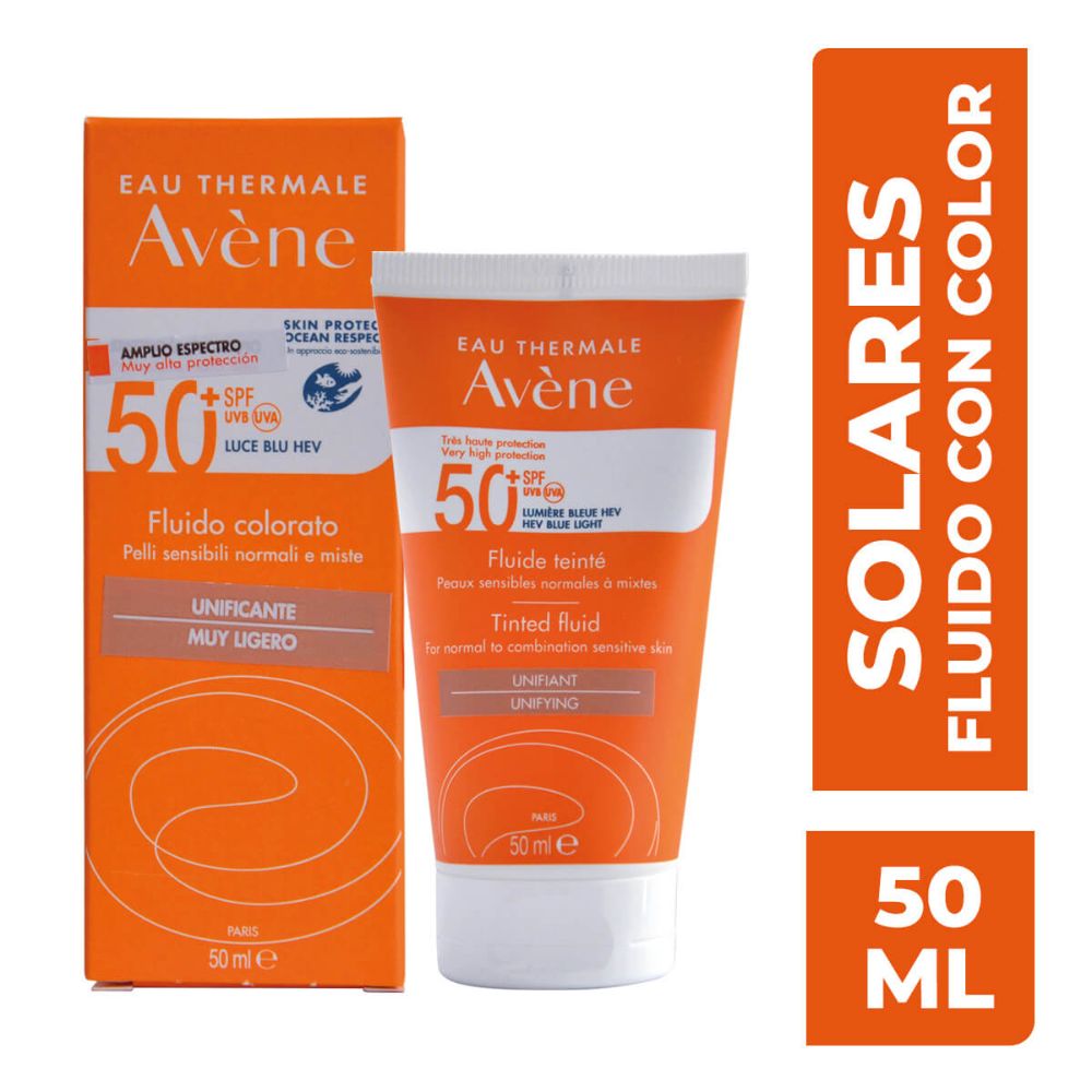 AVENE FLUIDO 50ML CON COLOR