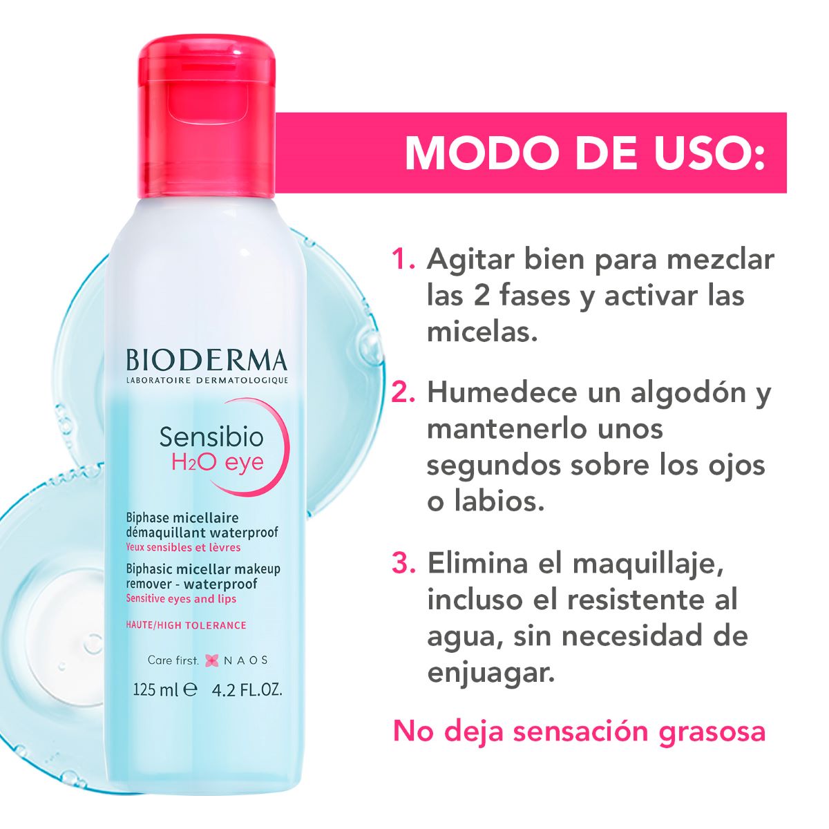 SENSIBIO H2O OJOS 125ML