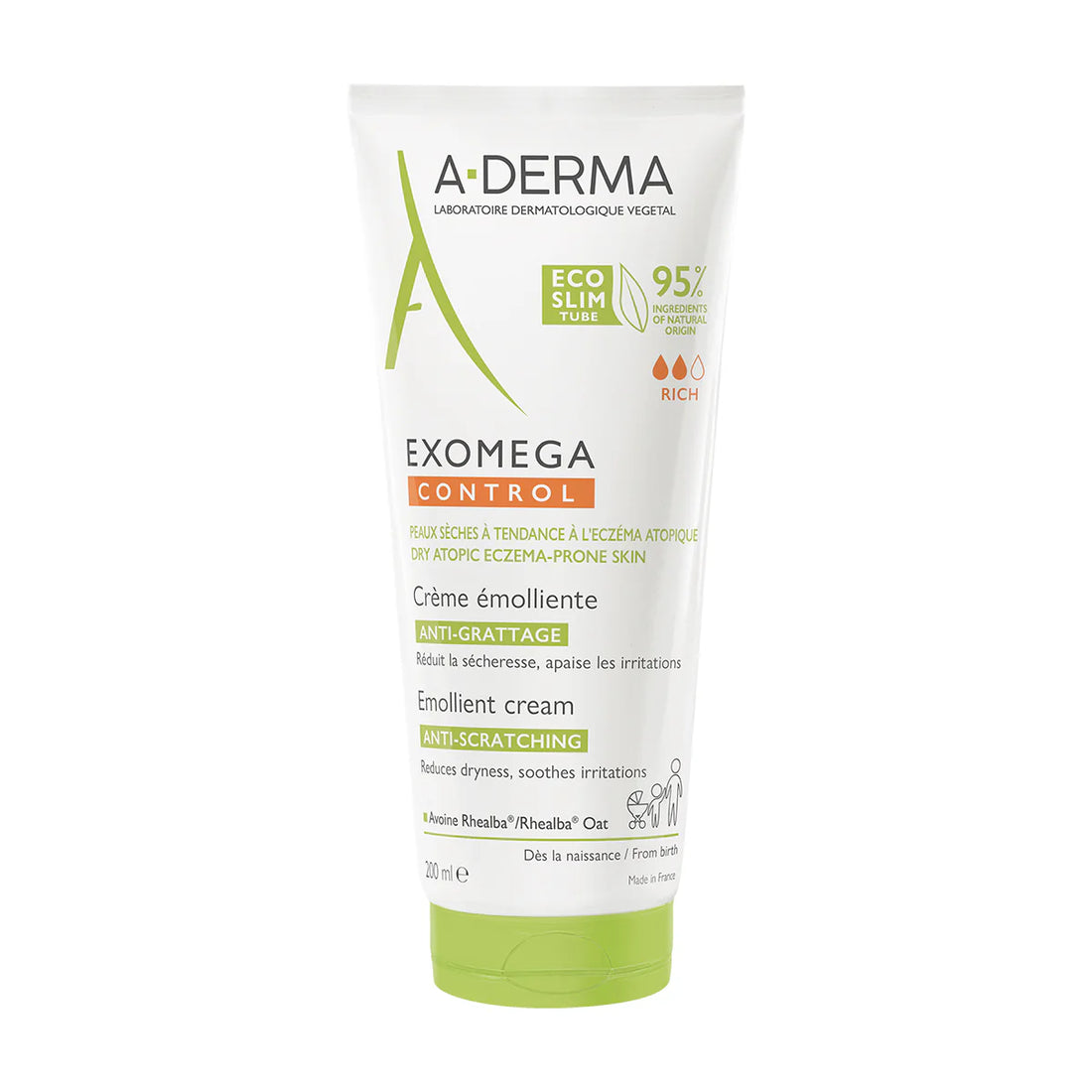 EXOMEGA CONTROL CREMA EMOLIENTE ANTI COMEZÓN 200 ML