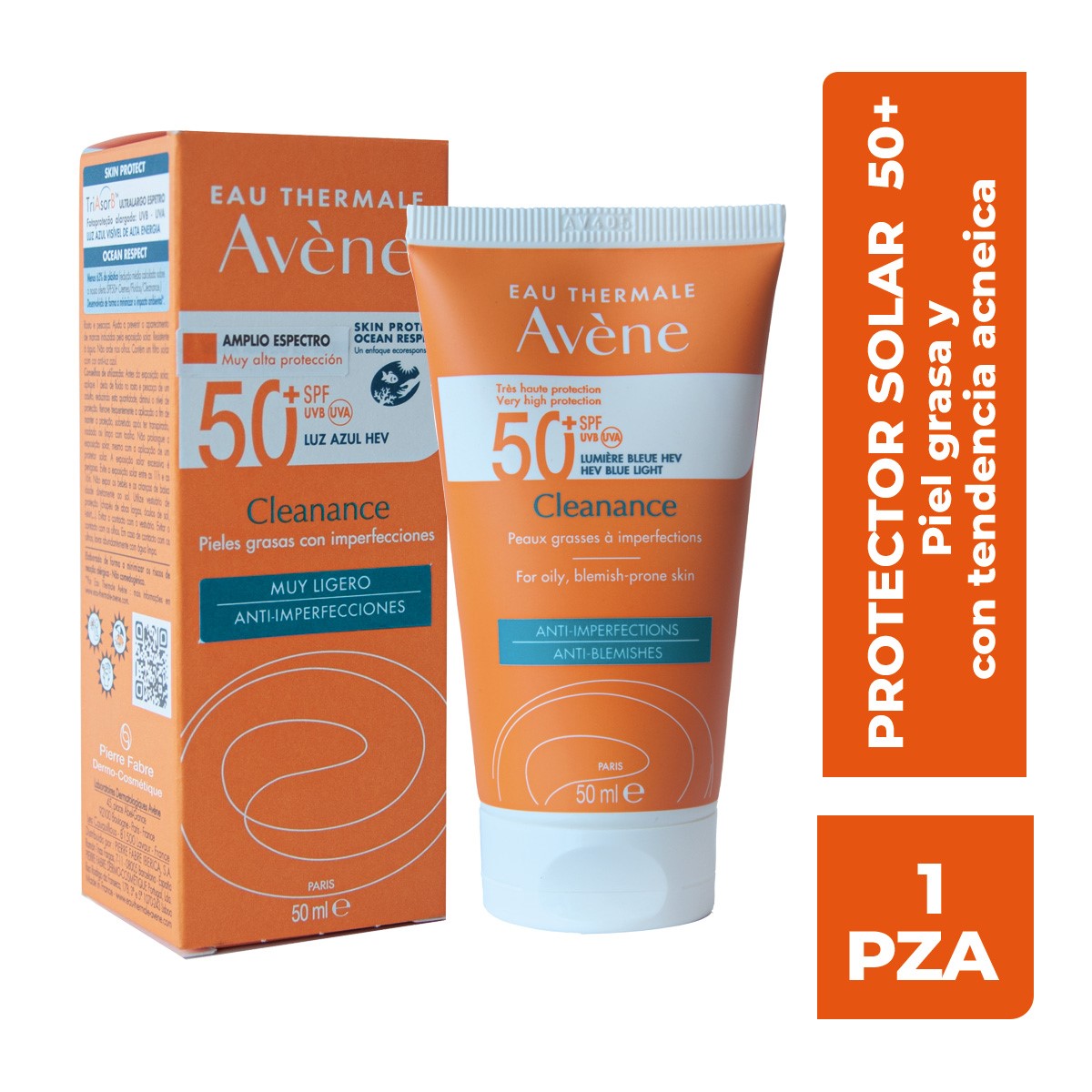Avene Cleanance Solar 50Ml Fps50