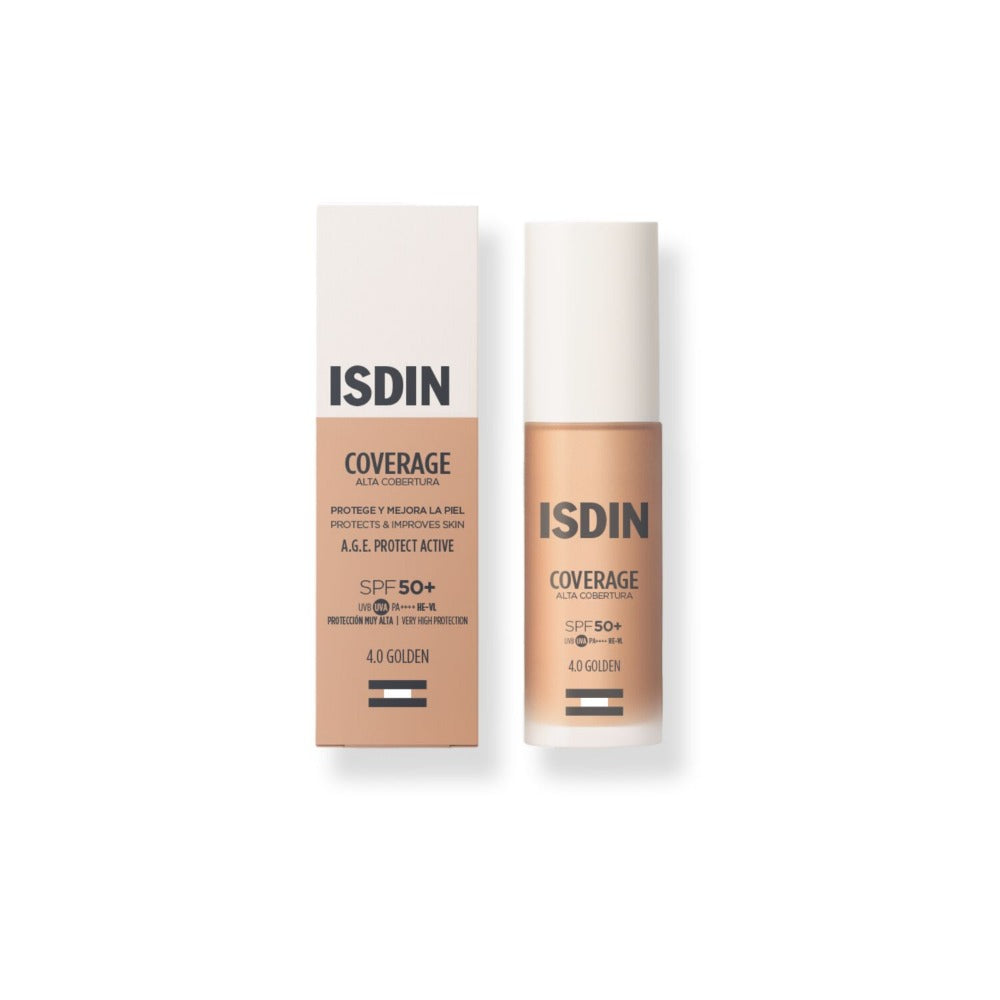 FOTOPROTECTOR ISDIN COVERAGE 4 GOLDEN SPF50 30ML