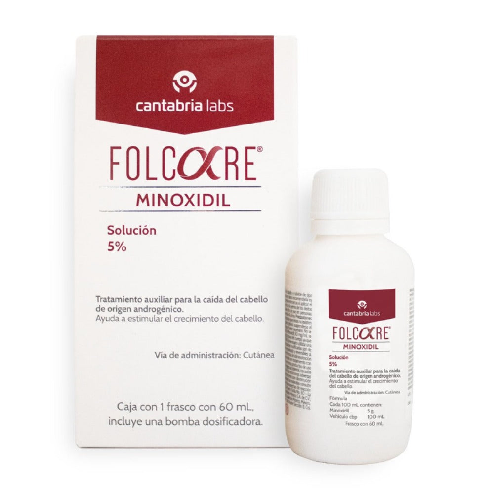 FOLCARE MINOXIDIL SOLUCION 5% FRASCO.60 ML