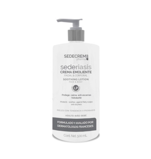 SEDERIASIS CREMA EMOLIENTE FACIAL Y CORPORAL 500ML