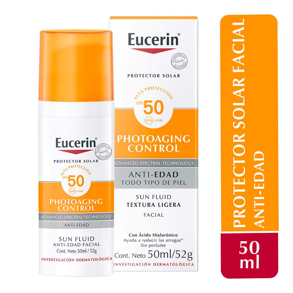 EUCERIN FPS50 FLUIDO ANTI-EDAD 50ML