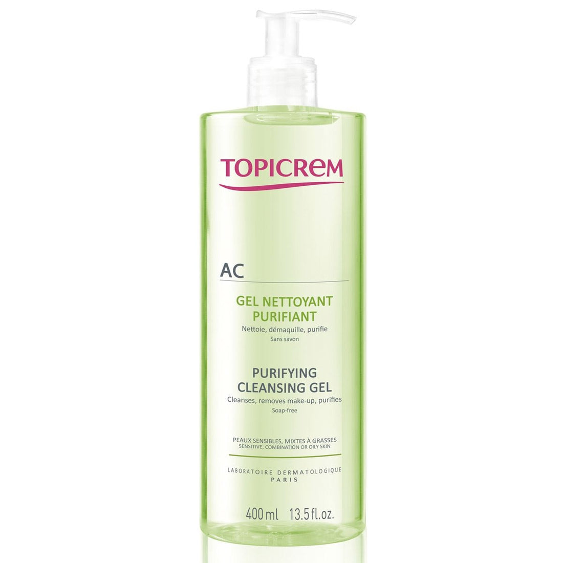 AC GEL LIMPIADOR PURIFICANTE, 400 ML.