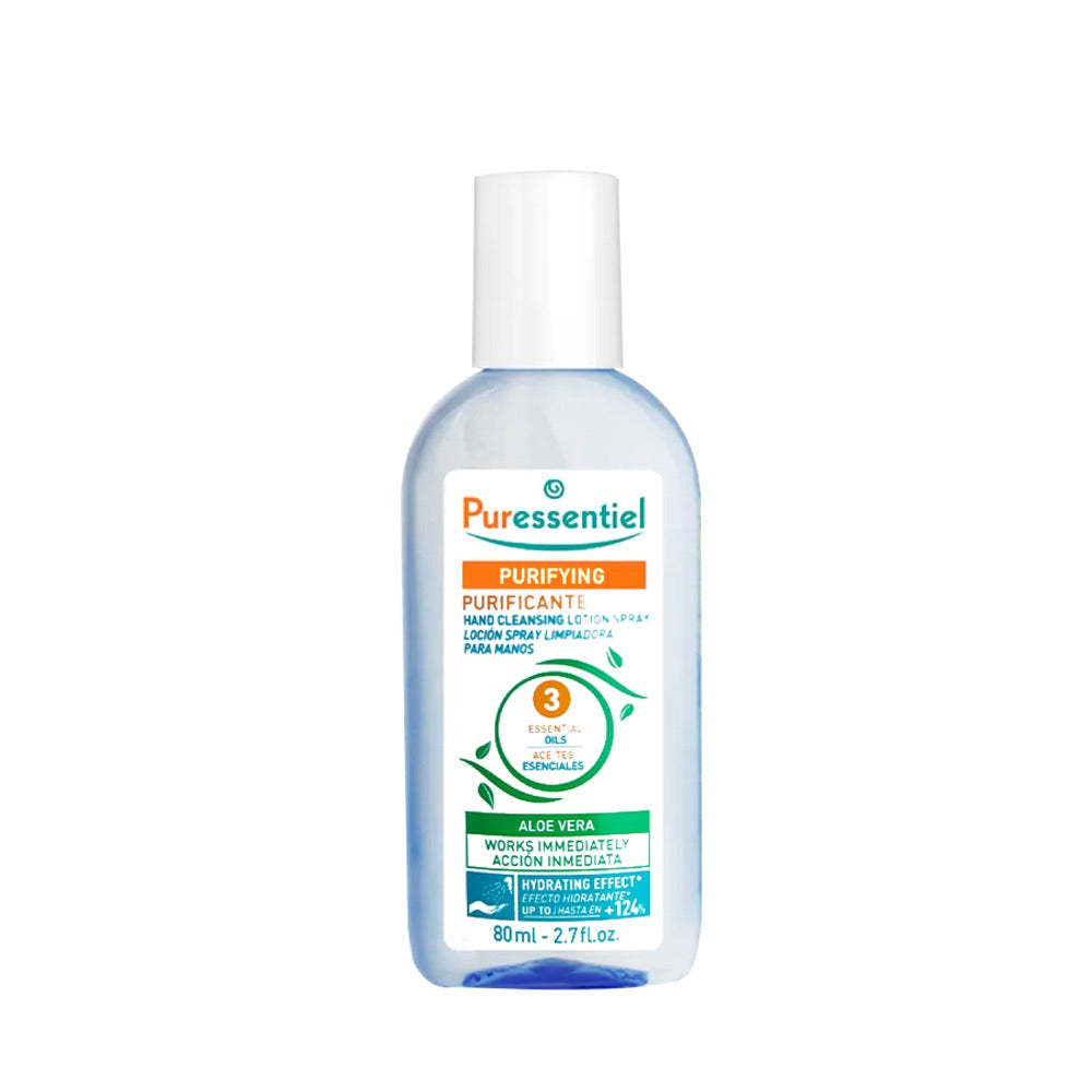 GEL LIMPIADOR DE MANOS CON 3 ACEITES ESENCIALES - 80 ML