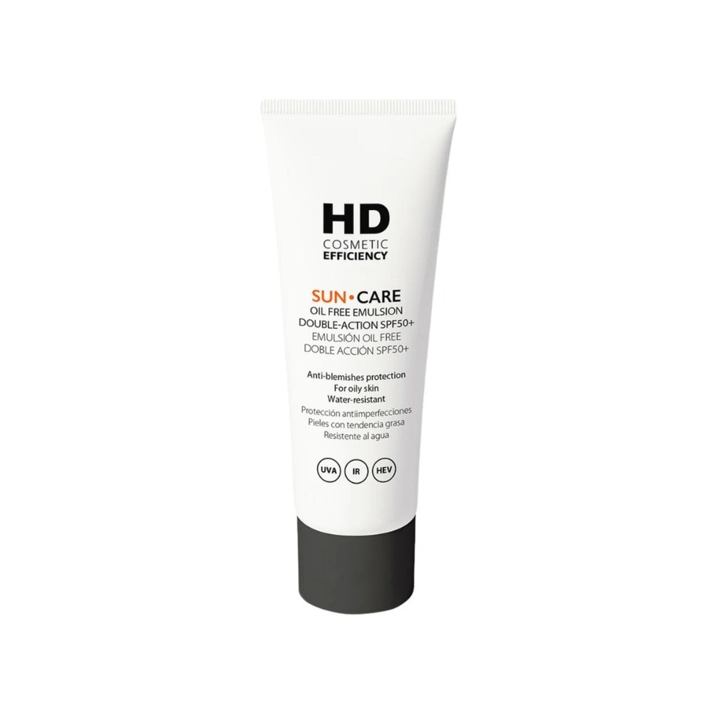 HD Cosmetic Efficiency Suncare Emulsion Oil Free Doble Acción SPF 50+ 50 ml
