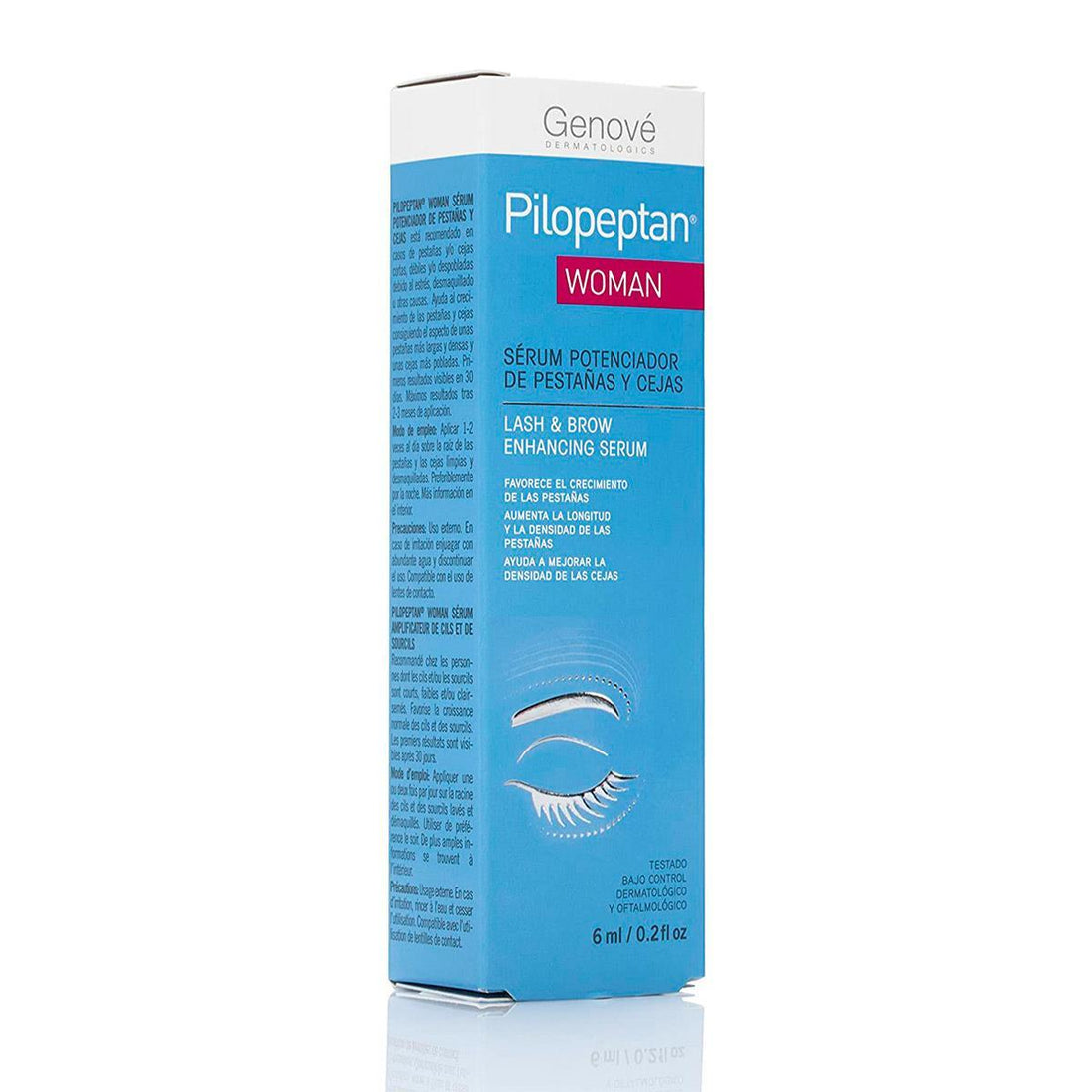 PILOPEPTAN WOMAN SERUM POTENCIADOR DE PESTANAS Y CEJAS 6 ML