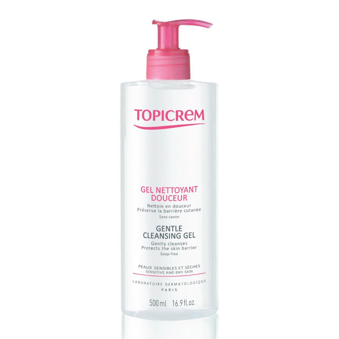 GEL LIMPIADOR SUAVE, 500 ML.
