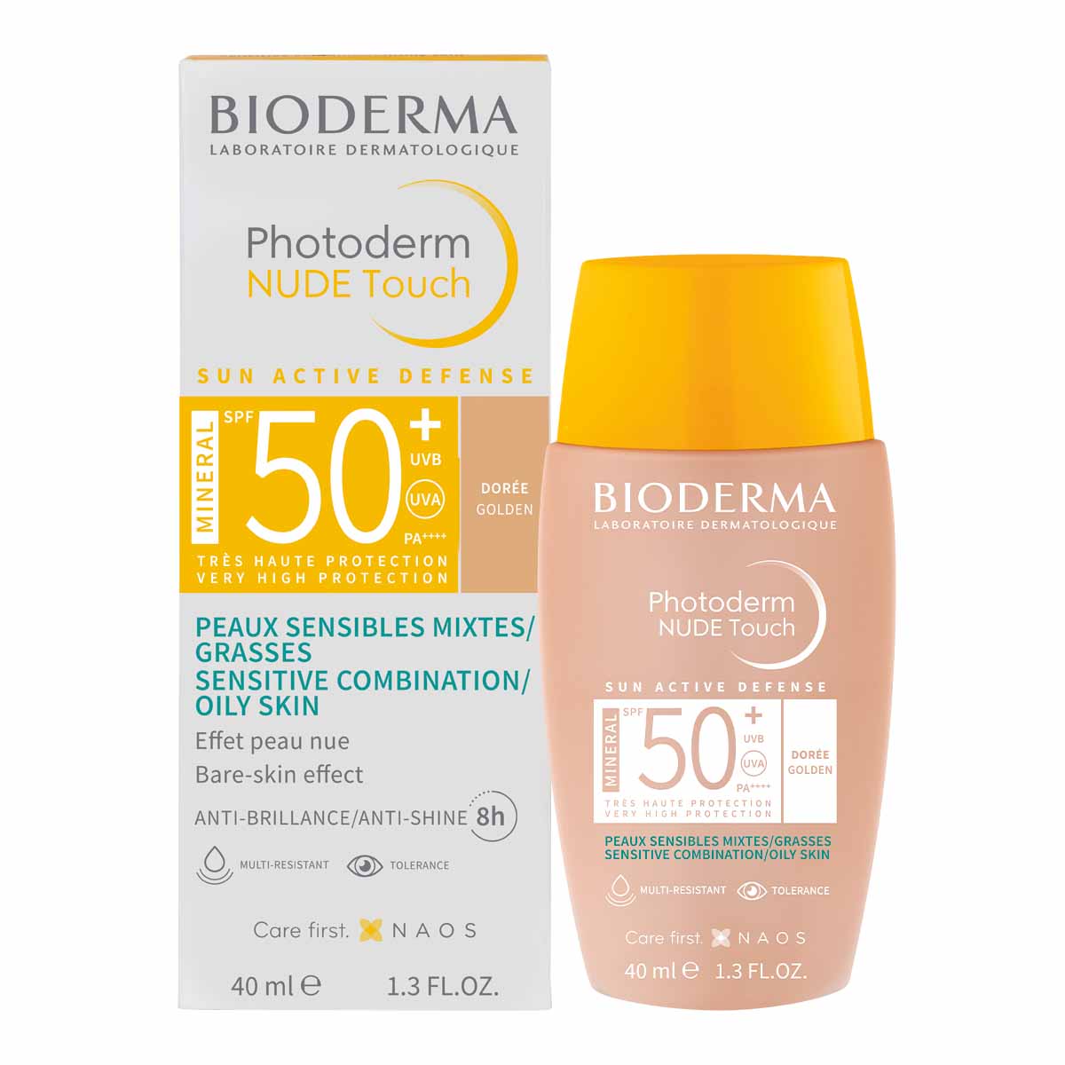 PHOTODERM NUDE TOUCH MINERAL SPF50 40ML TONO DORADO