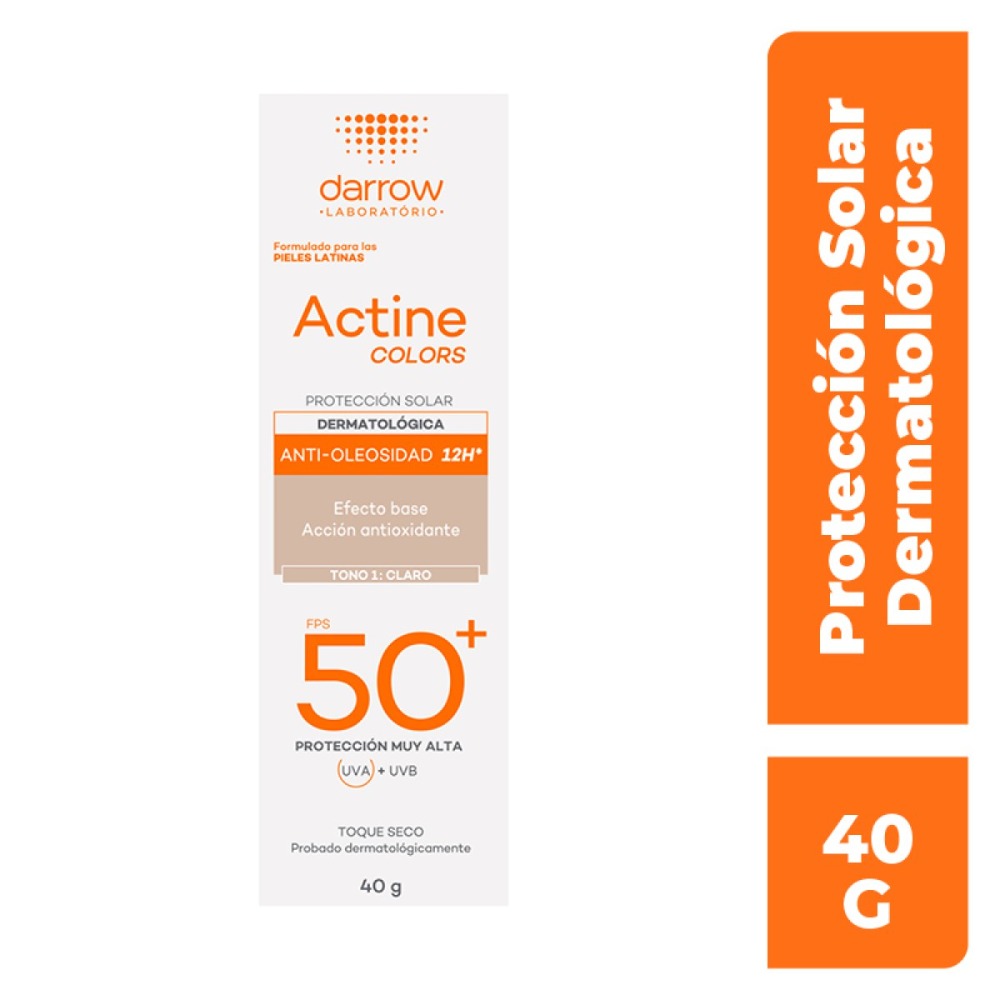 DARROW ACTINE COLORS TONO 1 CLARO FPS 50+