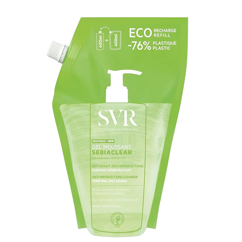 SEBIACLEAR GEL MOUSSANT REFILL 400ML