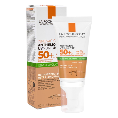 Anthelios Gel Crema 50ml Con Color